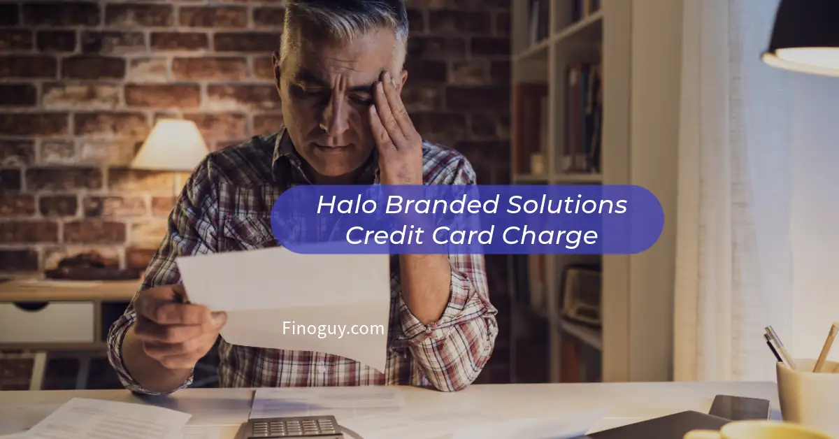 Halo Branded Solutions credit card charge