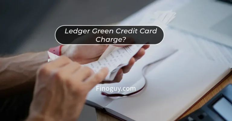 Ledger Green Credit Card Charge
