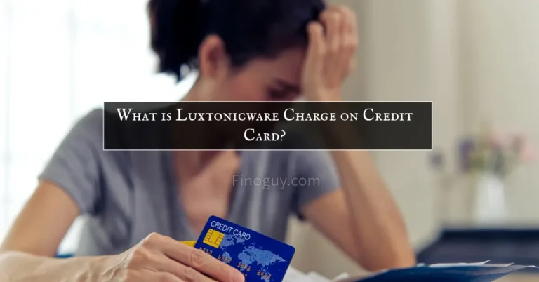 What is Luxtonicware Charge on Credit Card